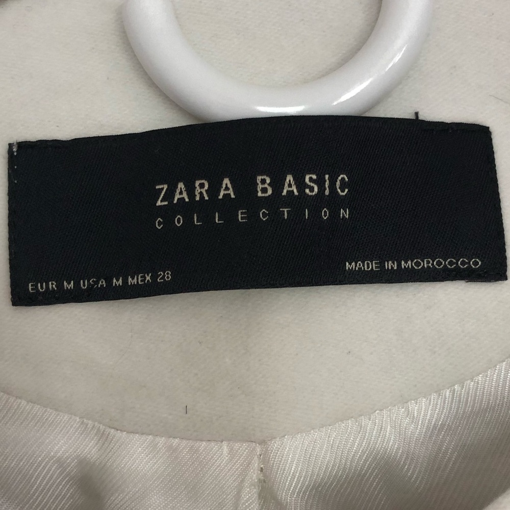 zara off white blazer